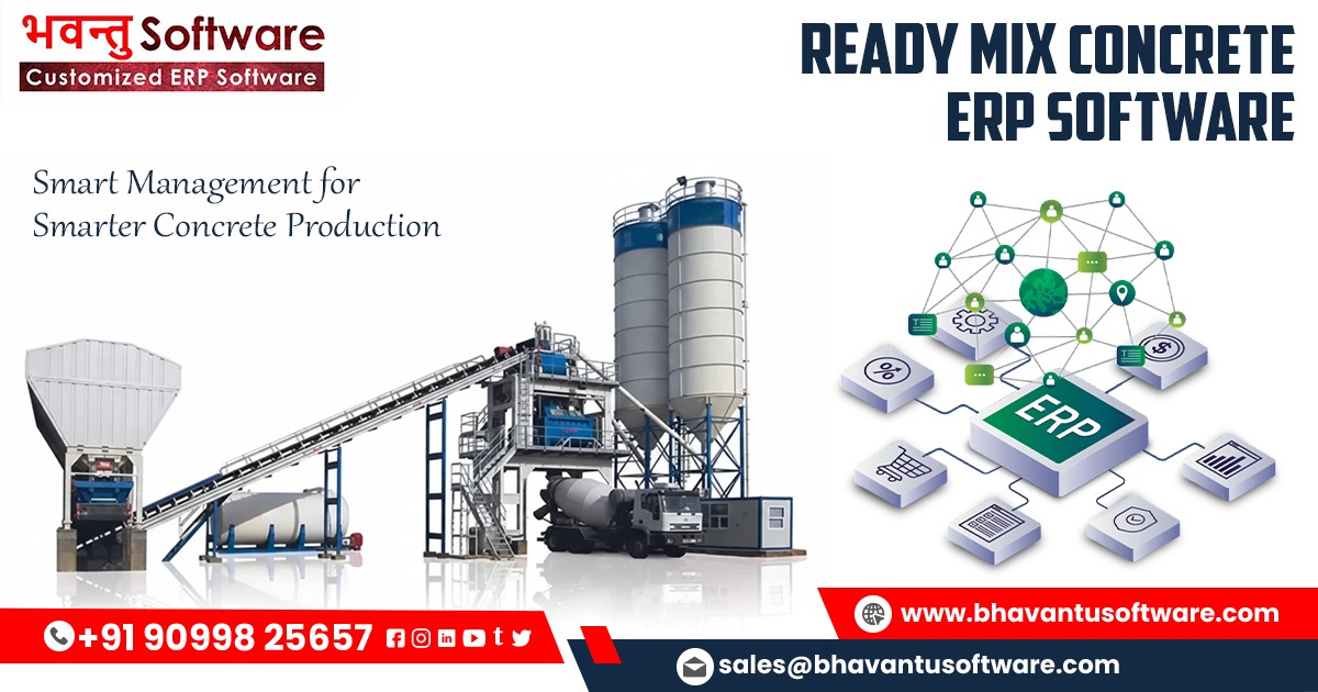 End-to-End ERP Software for Modern RMC Plant Management