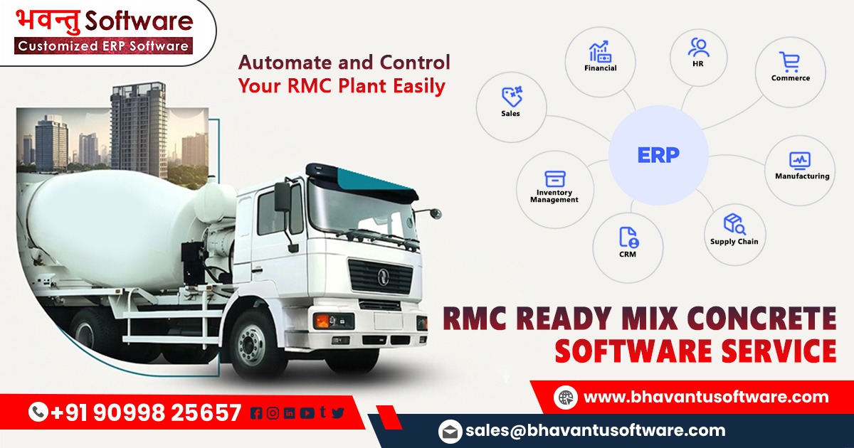 RMC Software Service Provider for Concrete Plant Industries