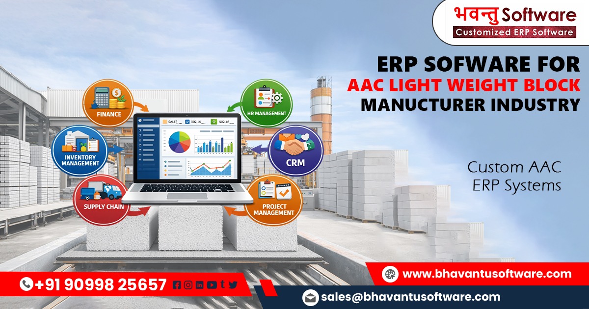 Why AAC Block Manufacturers Need ERP Software in 2026