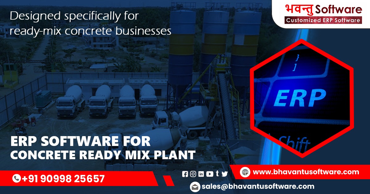 ERP Software for Managing Ready-Mix Concrete Plants