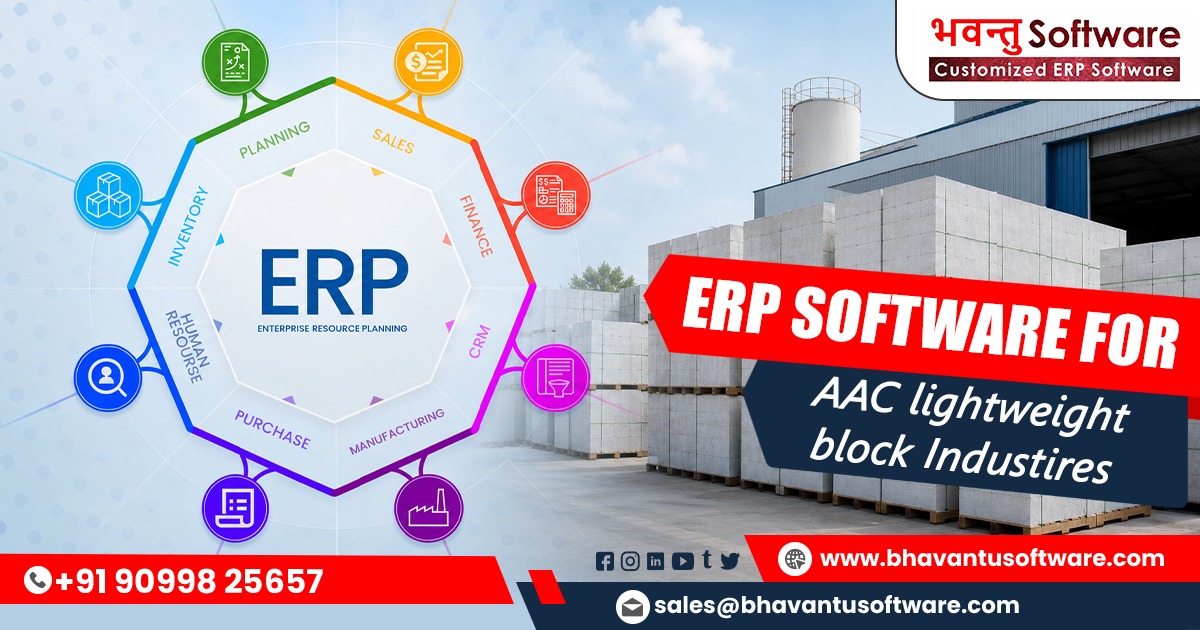ERP Software for Autoclaved Aerated Concrete (AAC) industry