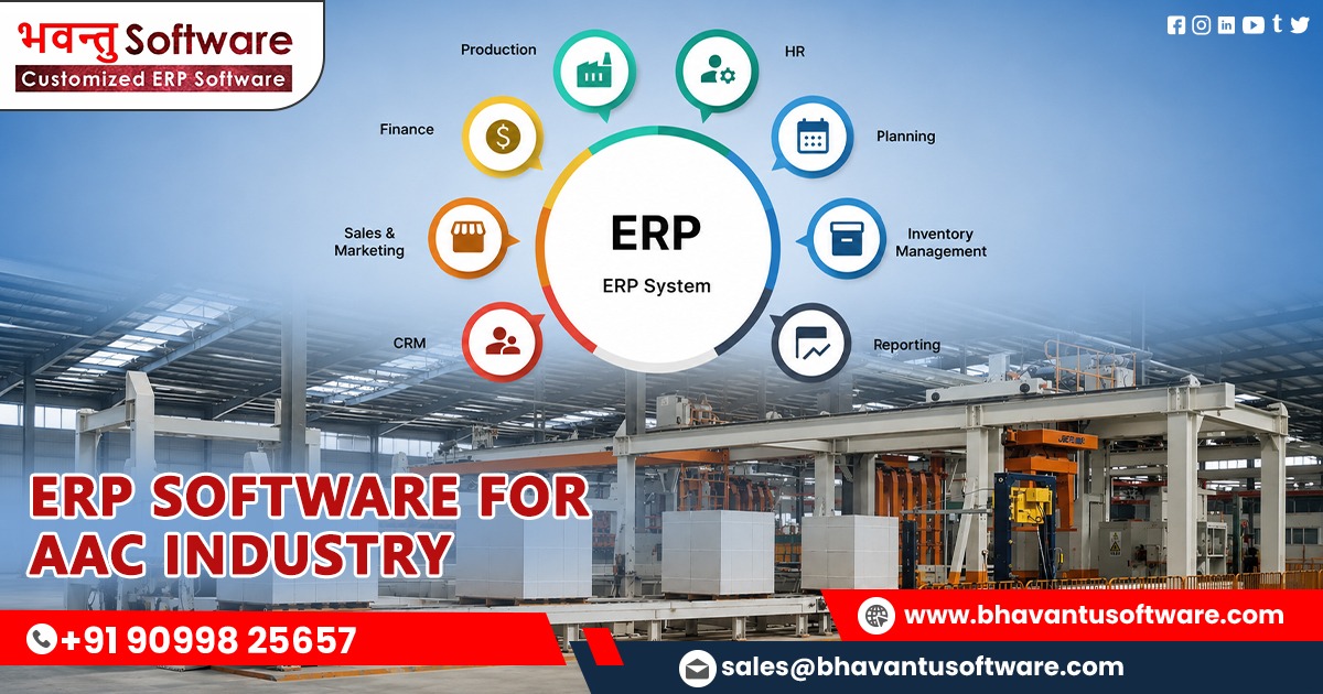 End-To-End ERP Solution for AAC Light Weight Block Industry