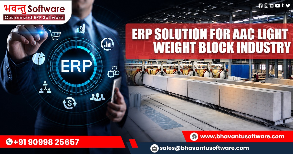 ERP Software for AAC Block Plant