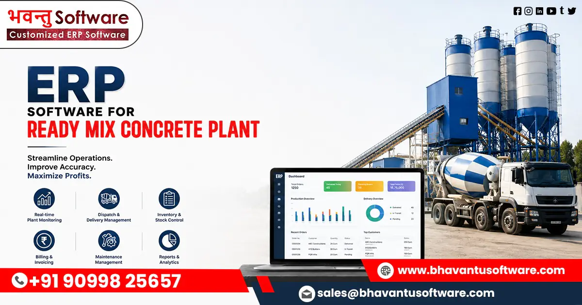 Smart ERP Software for Ready Mix Concrete Plant