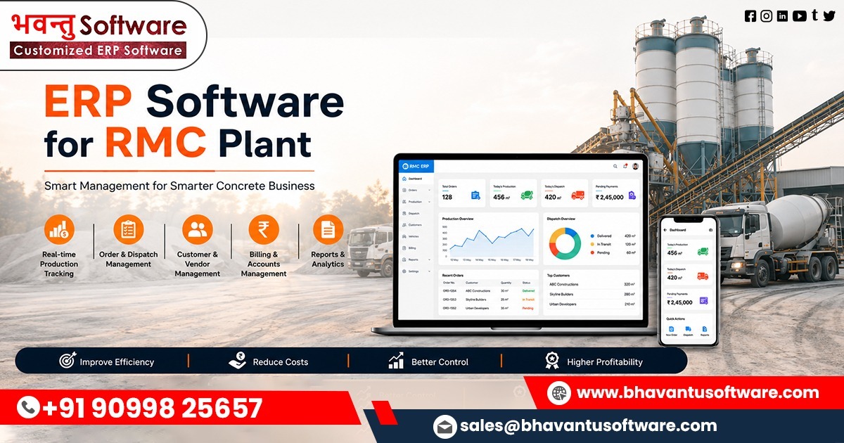 RMC Plant Management ERP System