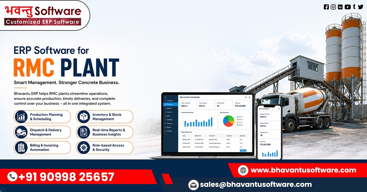 Concrete Batching Plant Management Software
