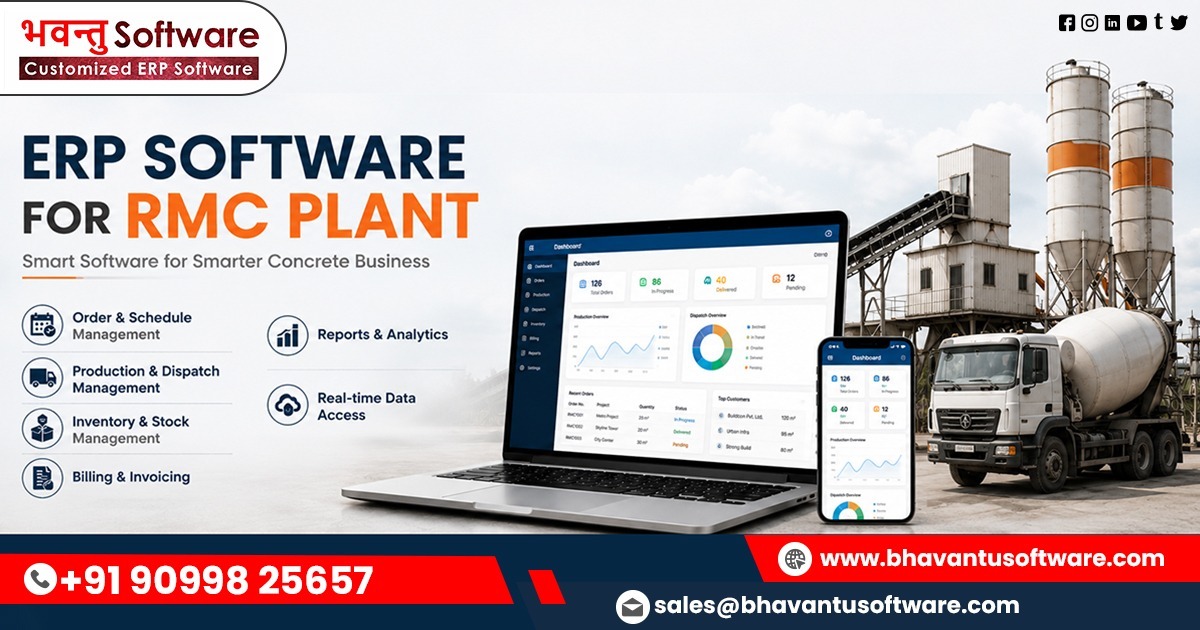 Concrete Plant Best ERP Software
