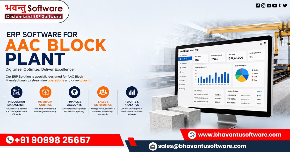 AAC Block Management Software in India