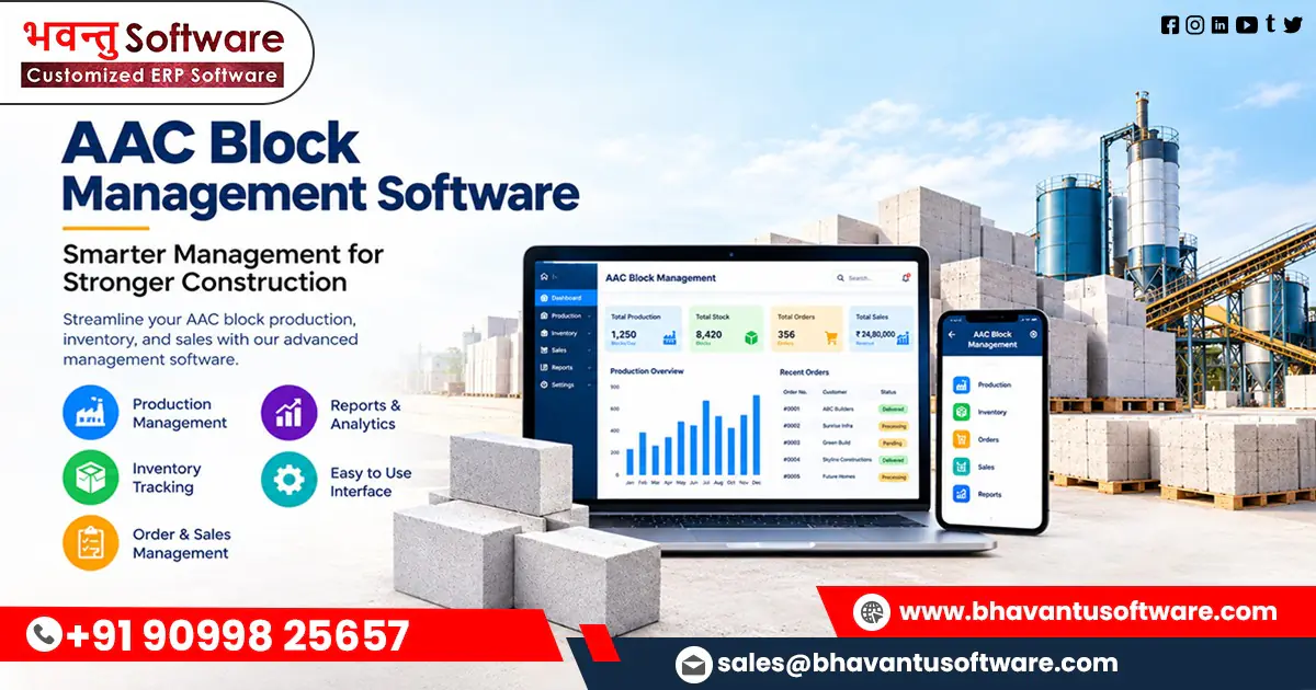 AAC Block Factory Automation Software