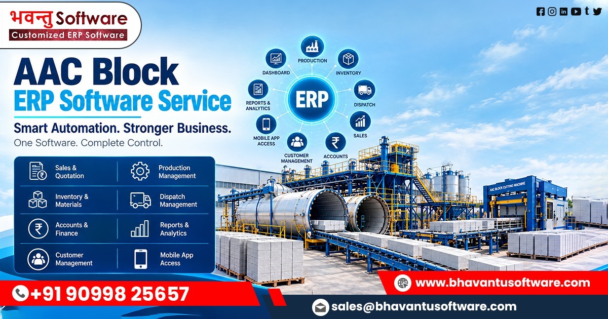 AAC Block Business Management Software