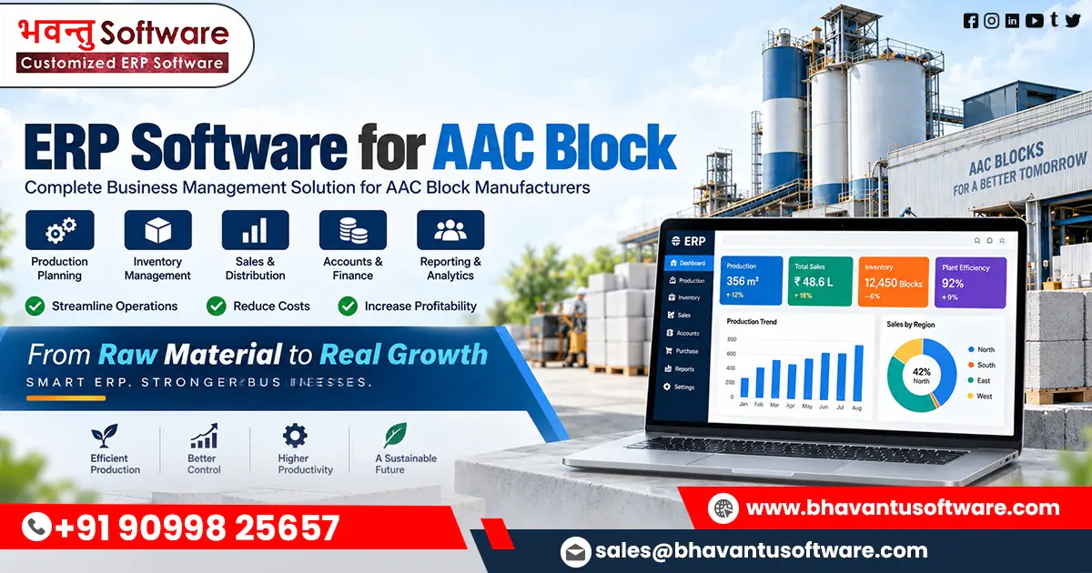 ERP Software for AAC Block Manufacturing