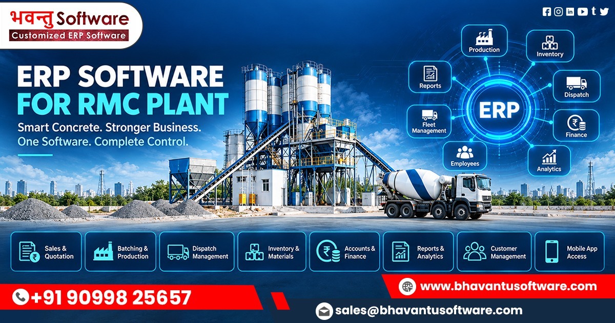 ERP Solution for Ready Mix Concrete Business