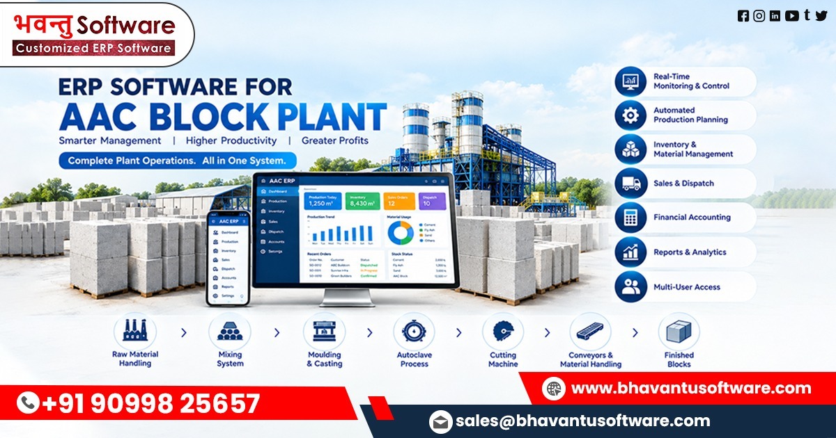 AAC Block Production Planning Software