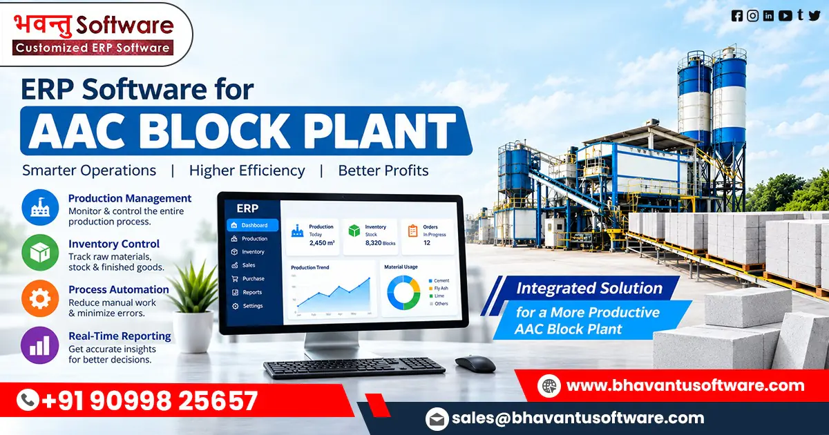 AAC Block Raw Material Management Software