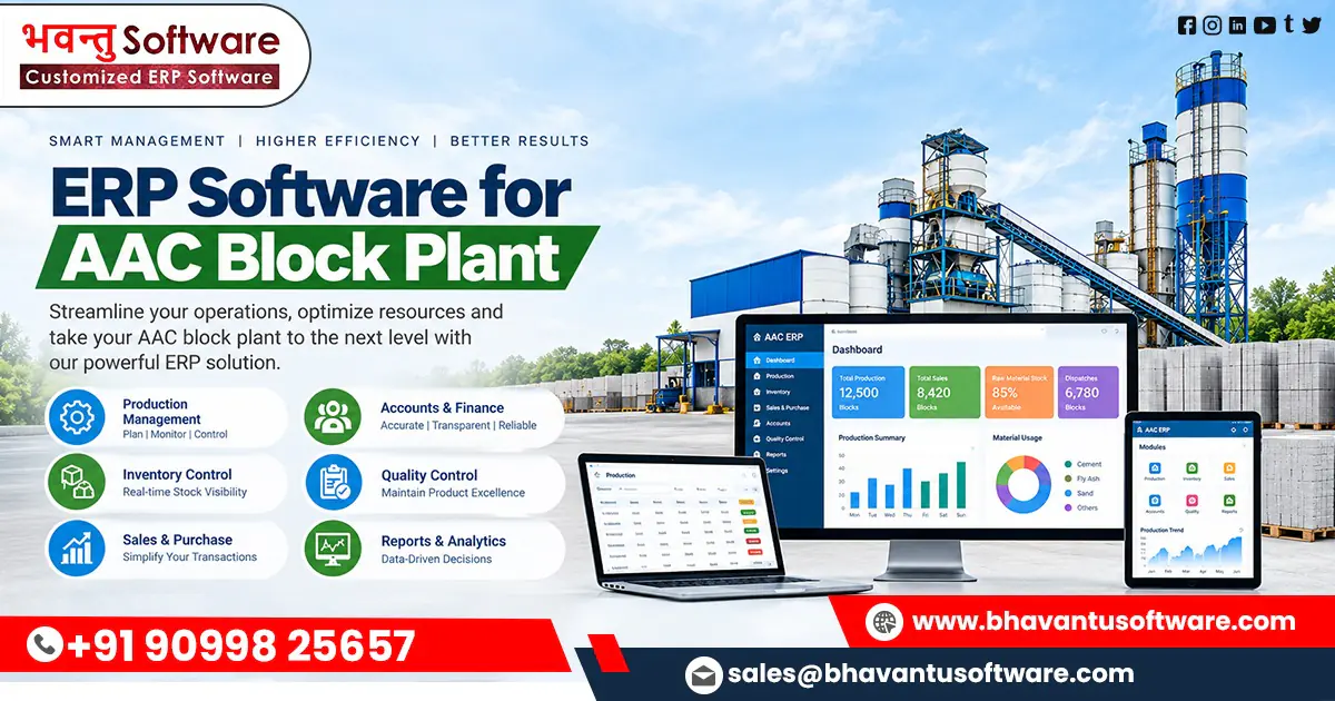 Best ERP for AAC Block Manufacturing