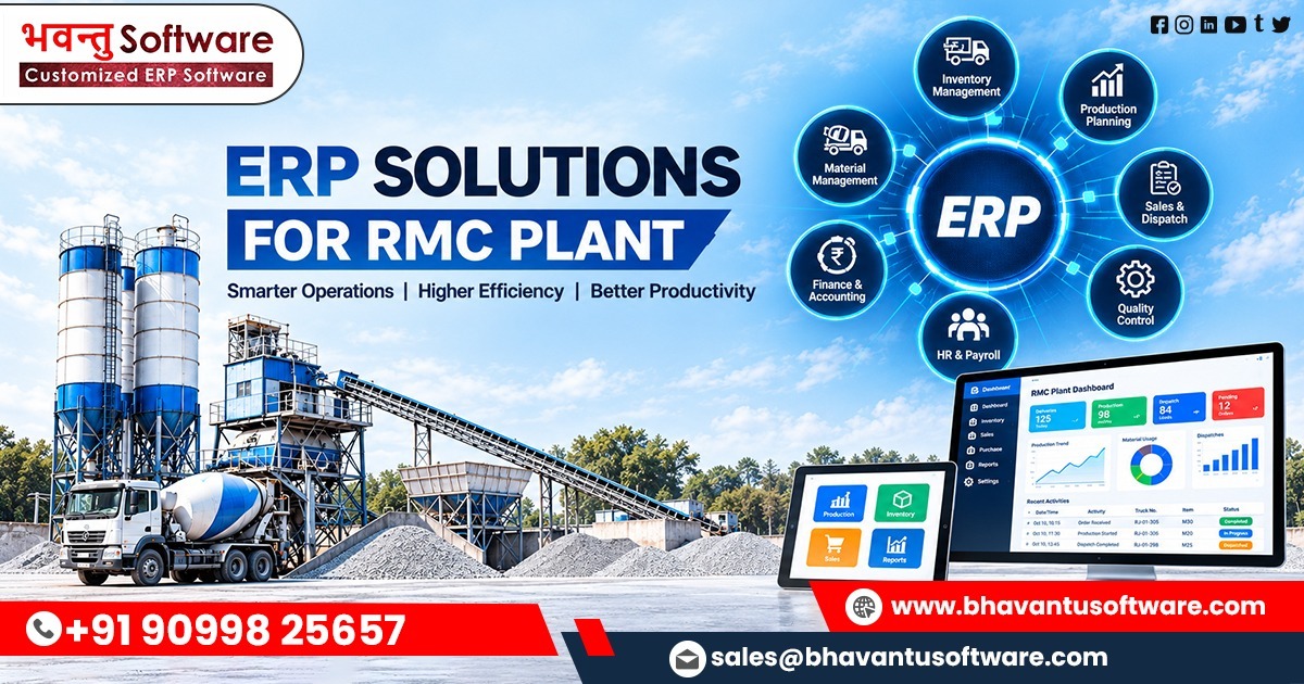 Ready Mix Concrete ERP Software India