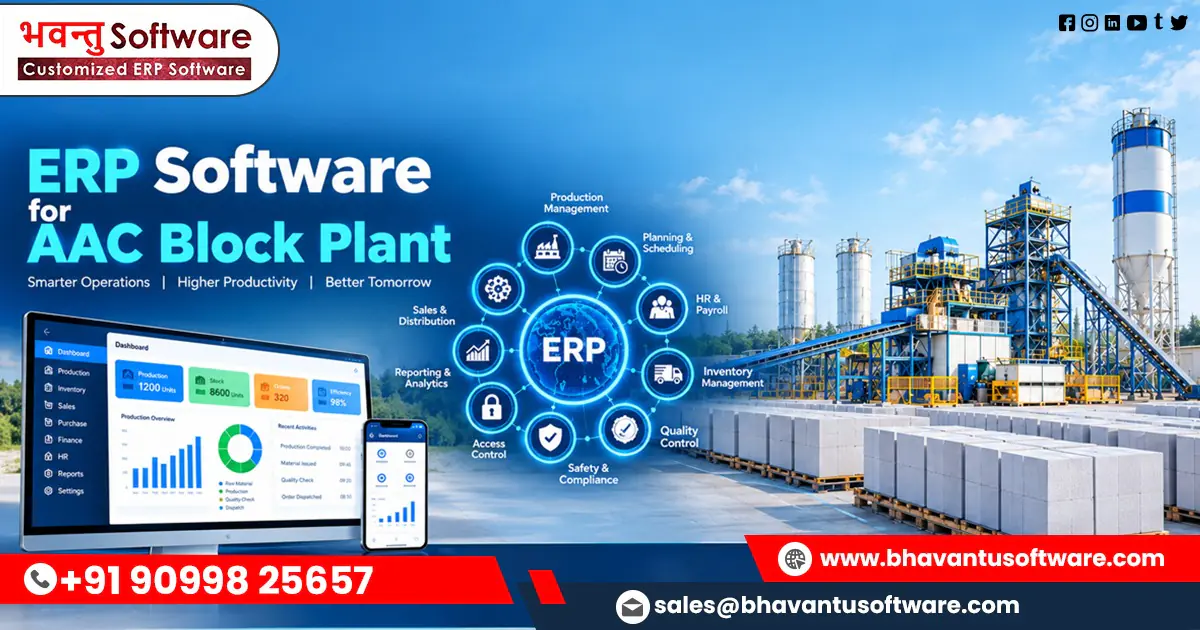 ERP Software for AAC Block Plant in India