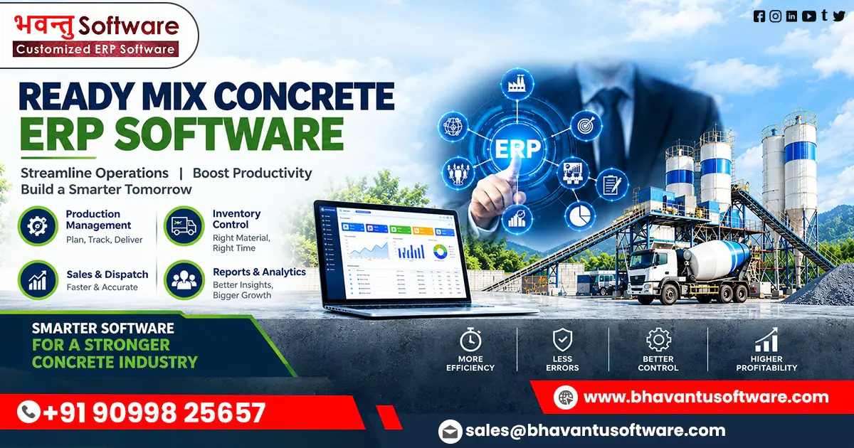How Does RMC ERP Software Manage Concrete Production?